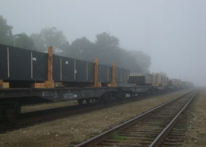 Перевозка длинномерного груза по железной дороге