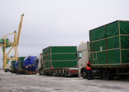 Transportation of process equipment