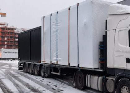Transportation of modular containers