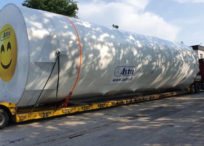 Transportation, loading and lashing the barrels to a vessel