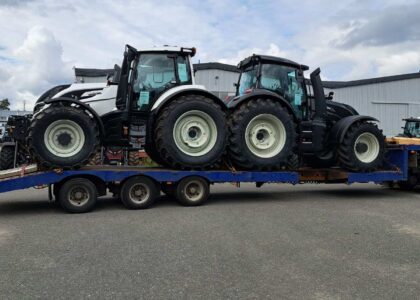 Transportation of tractors